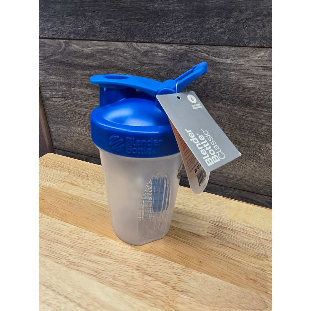 BlenderBottle Classic 20 oz Shaker Bottle Royal Blue with BlenderBall Whisk NWT